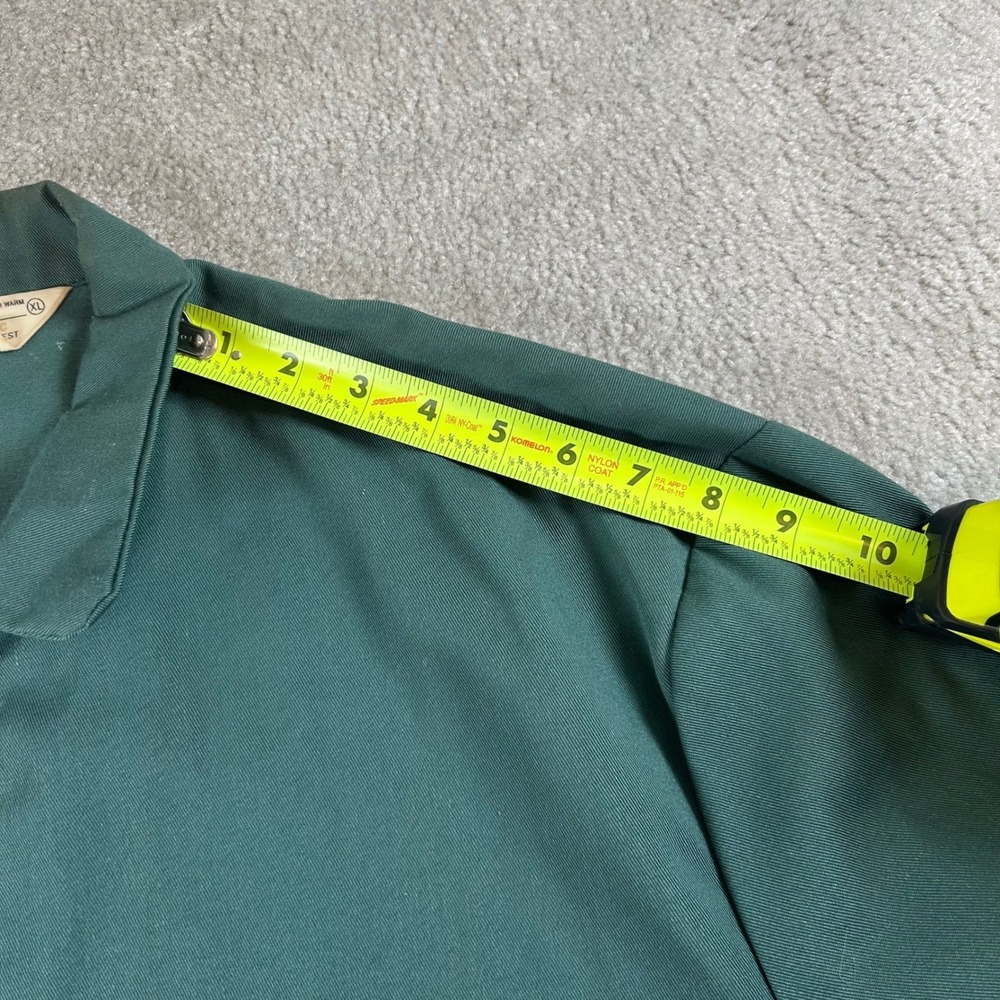 True Vintage 60s Big Mac Penn Prest Work Jacket Men's XL Green Full Zip Workwear - Picture 11 of 16